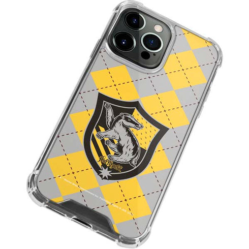 Wizarding World Harry Potter Hufflepuff Crest iPhone 15 Pro Clear Case